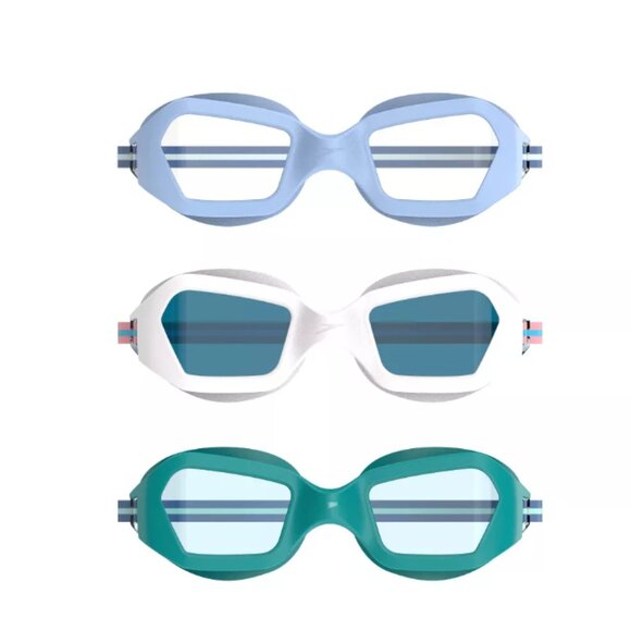 Speedo Endcap Adult - 3pk: Anti-Fog Polycarbonate Swim Masks, Ages 14+ - NIB - Picture 1 of 3